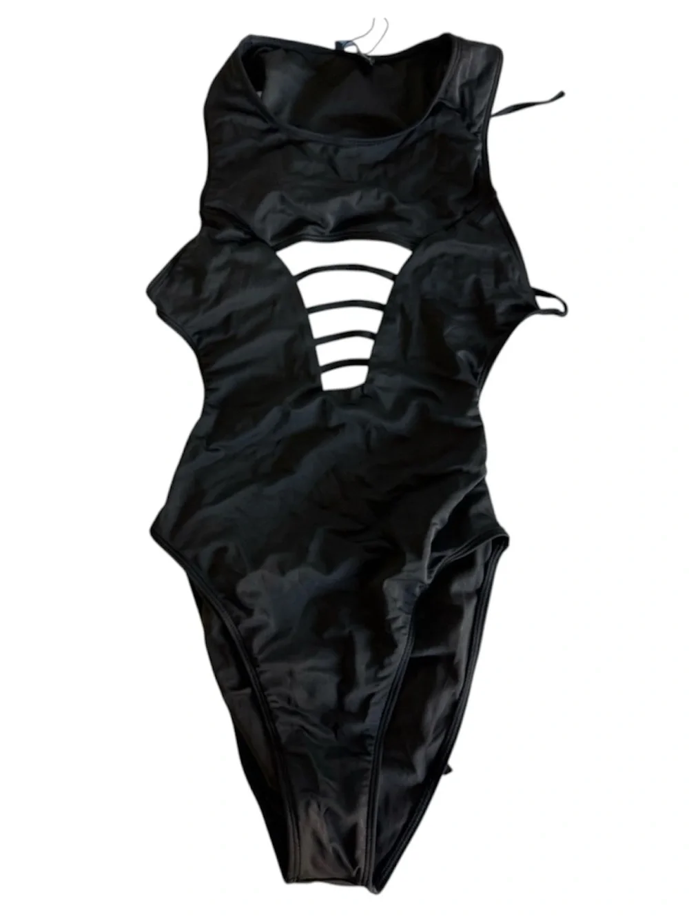 ICON SWIM Sexy Black Monokini Swimsuit with Cutouts - NEW - Small